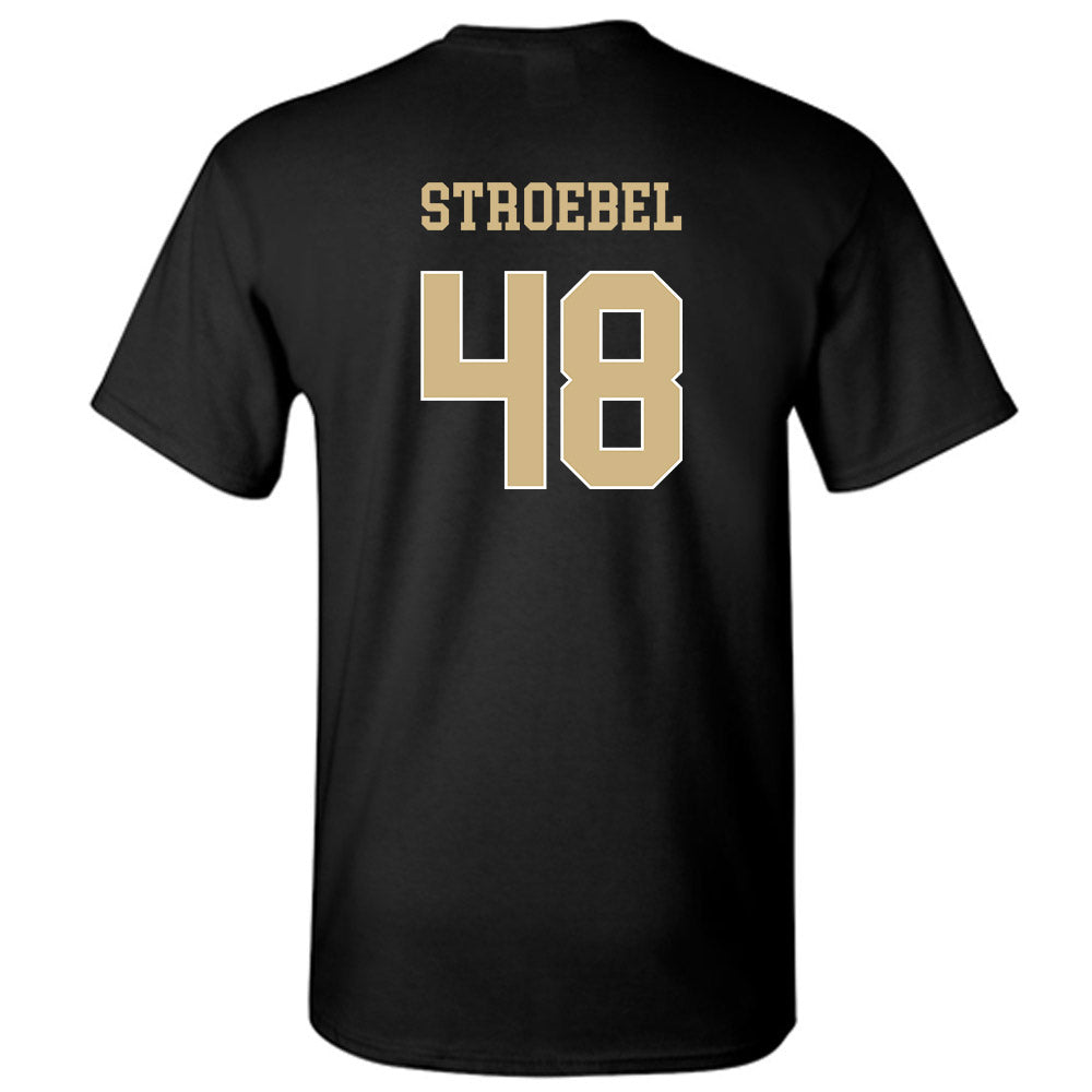 Wake Forest - NCAA Football : Wesley Stroebel - Black Classic Shersey Short Sleeve T-Shirt