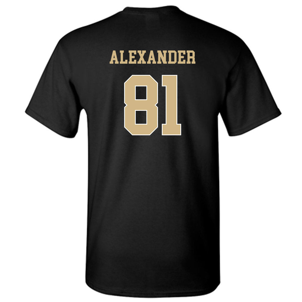 Wake Forest - NCAA Football : Deuce Alexander - Black Classic Shersey Short Sleeve T-Shirt