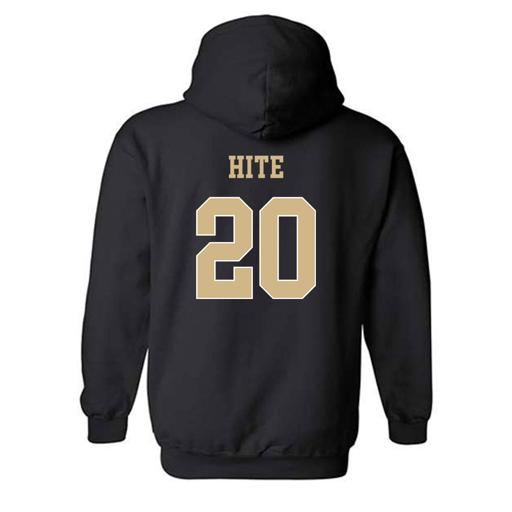 Wake Forest - NCAA Football : Cameron Hite - Black Classic Shersey Hooded Sweatshirt