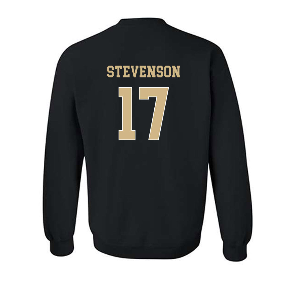 Wake Forest - NCAA Football : Zamari Stevenson - Black Classic Shersey Sweatshirt