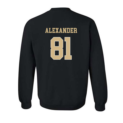 Wake Forest - NCAA Football : Deuce Alexander - Black Classic Shersey Sweatshirt