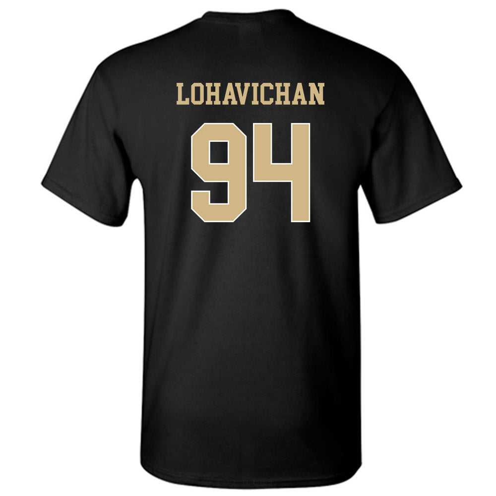 Wake Forest - NCAA Football : Zach Lohavichan - Black Classic Shersey Short Sleeve T-Shirt