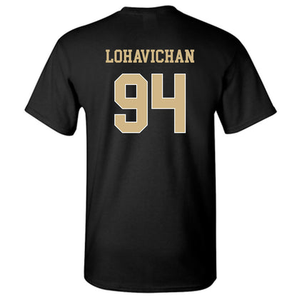 Wake Forest - NCAA Football : Zach Lohavichan - Black Classic Shersey Short Sleeve T-Shirt