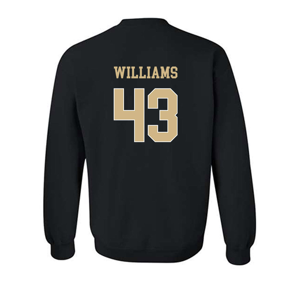 Wake Forest - NCAA Football : BJ Williams - Black Classic Shersey Sweatshirt
