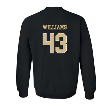 Wake Forest - NCAA Football : BJ Williams - Black Classic Shersey Sweatshirt
