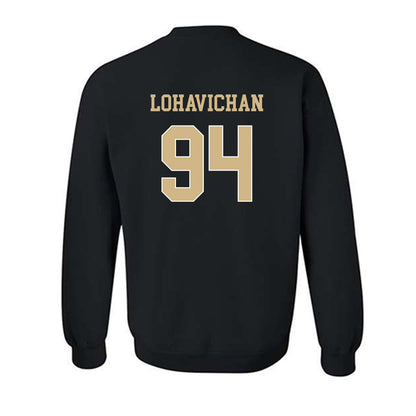 Wake Forest - NCAA Football : Zach Lohavichan - Black Classic Shersey Sweatshirt