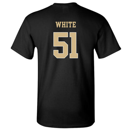 Wake Forest - NCAA Football : Luke White - Black Classic Shersey Short Sleeve T-Shirt