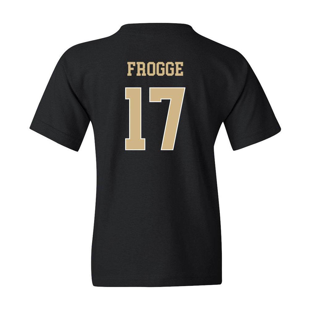 Wake Forest - NCAA Football : Michael Frogge - Black Classic Shersey Youth T-Shirt