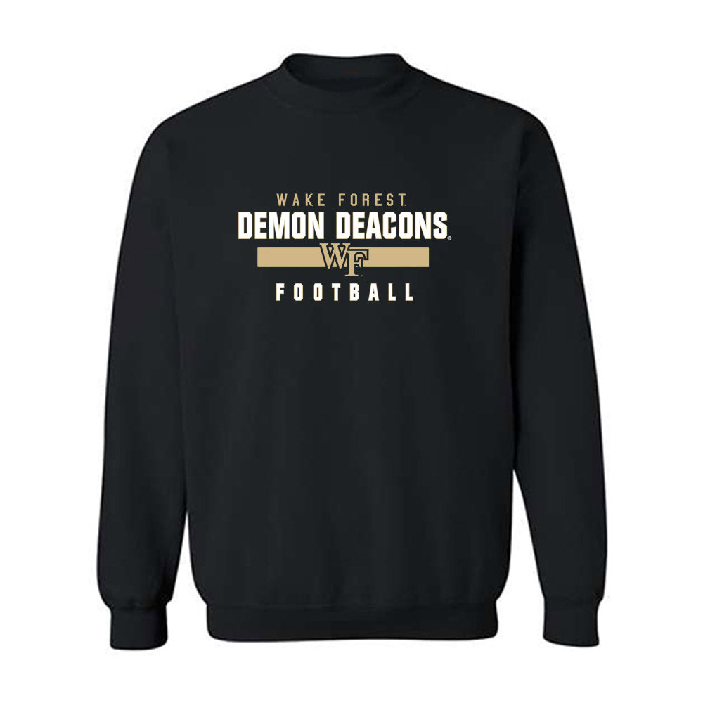 Wake Forest - NCAA Football : Will Cobb - Black Classic Shersey Sweatshirt