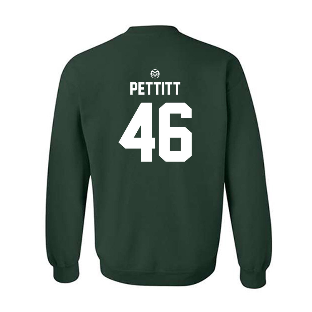 Colorado State - NCAA Football : Cody Pettitt - Green Classic Sweatshirt