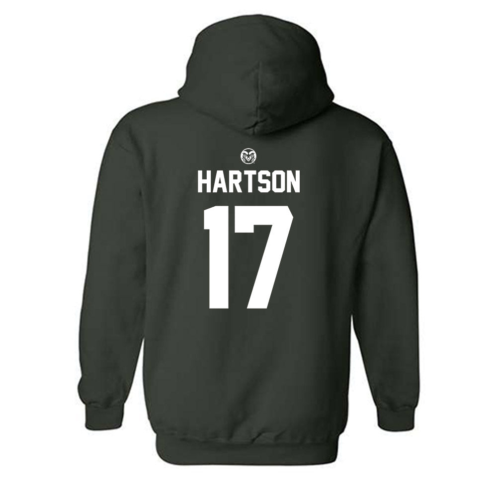 Colorado State - NCAA Football : Brigham Hartson - Hooded Sweatshirt