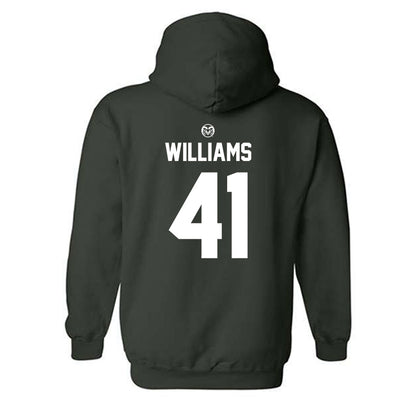 Colorado State - NCAA Football : Tyson Williams - Green Classic Hooded Sweatshirt