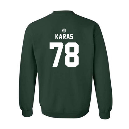 Colorado State - NCAA Football : Aaron Karas - Green Classic Sweatshirt