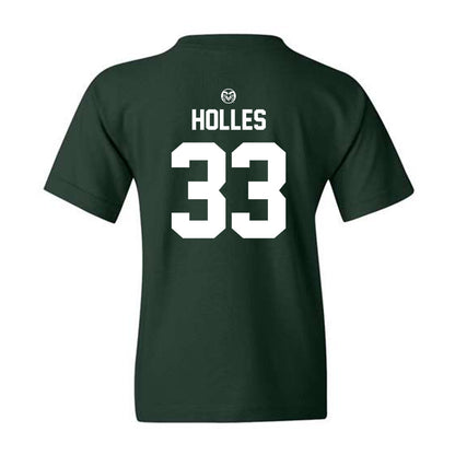 Colorado State - NCAA Football : Keegan Holles - Green Classic Youth T-Shirt
