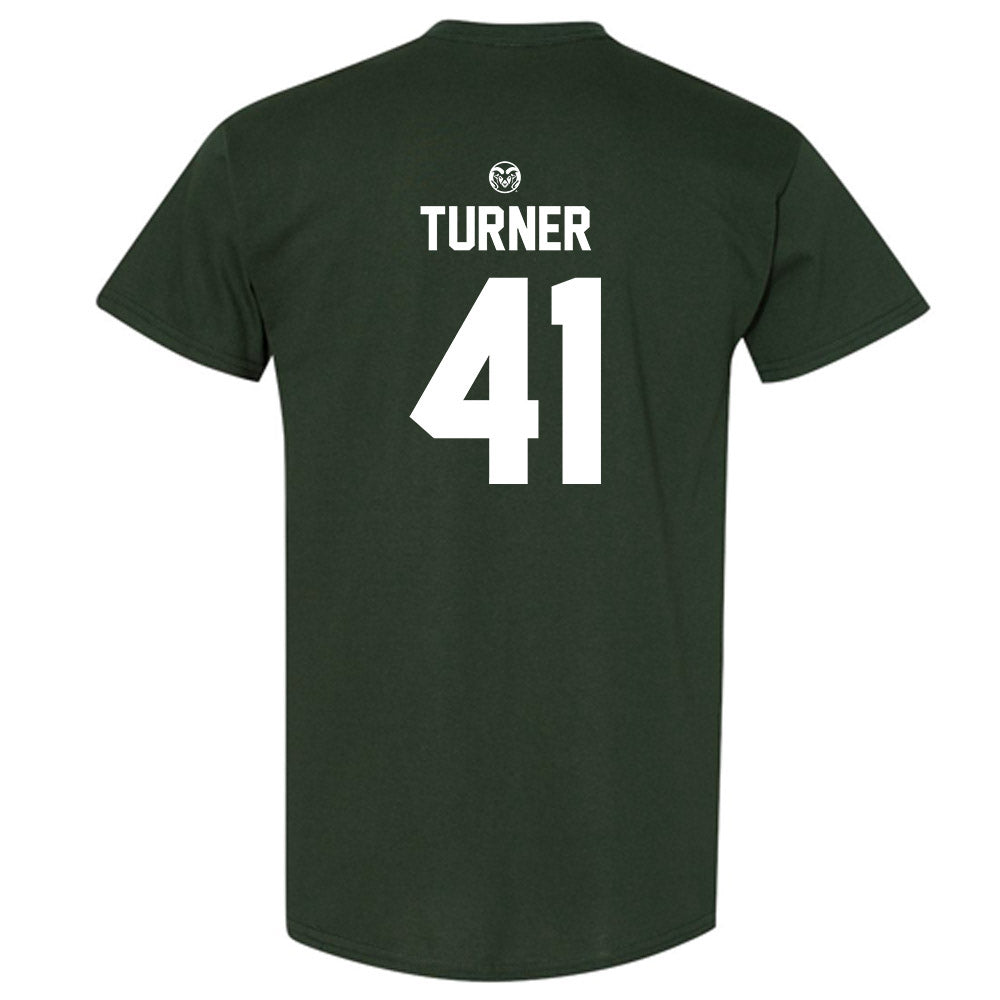 Colorado State - NCAA Football : Paddy Turner - Green Classic Short Sleeve T-Shirt