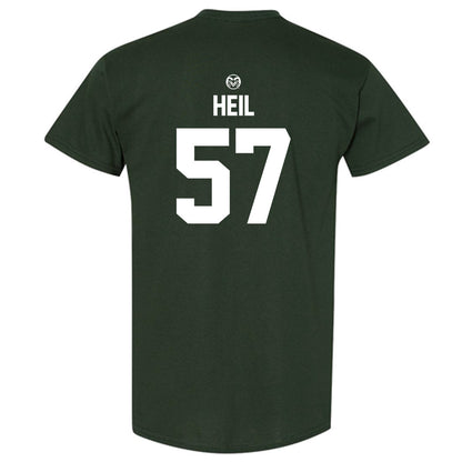 Colorado State - NCAA Football : Trevyn Heil - Green Classic Short Sleeve T-Shirt
