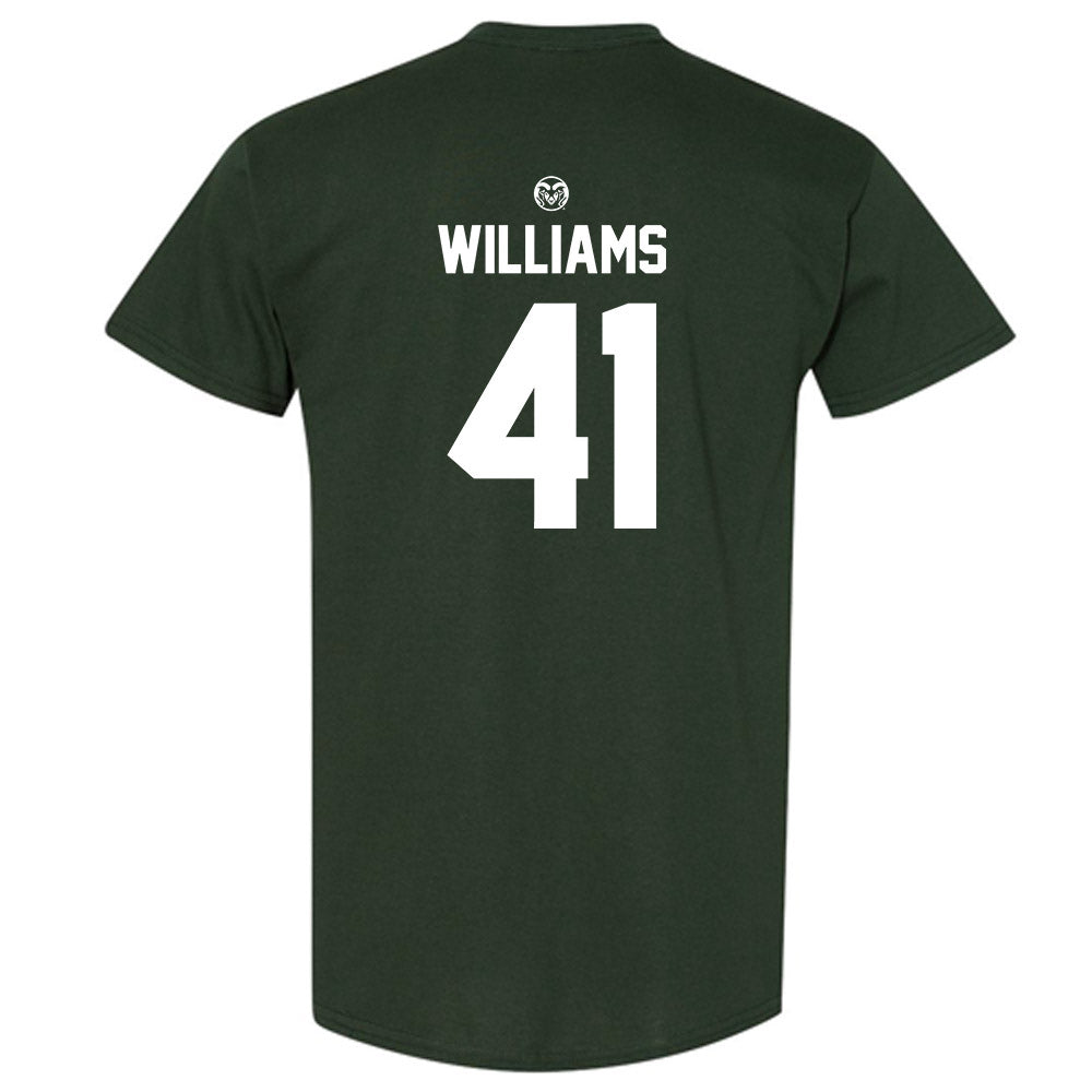 Colorado State - NCAA Football : Tyson Williams - Green Classic Short Sleeve T-Shirt