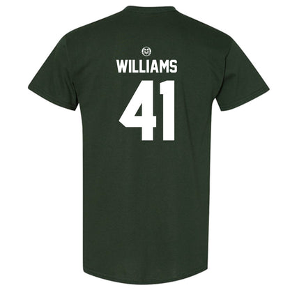 Colorado State - NCAA Football : Tyson Williams - Green Classic Short Sleeve T-Shirt