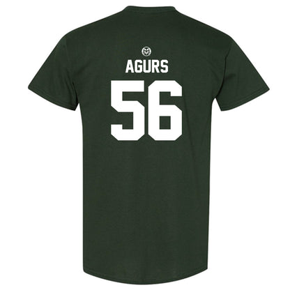 Colorado State - NCAA Football : Kenyon Agurs - Green Classic Short Sleeve T-Shirt