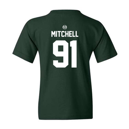 Colorado State - NCAA Football : James Mitchell - Green Classic Youth T-Shirt