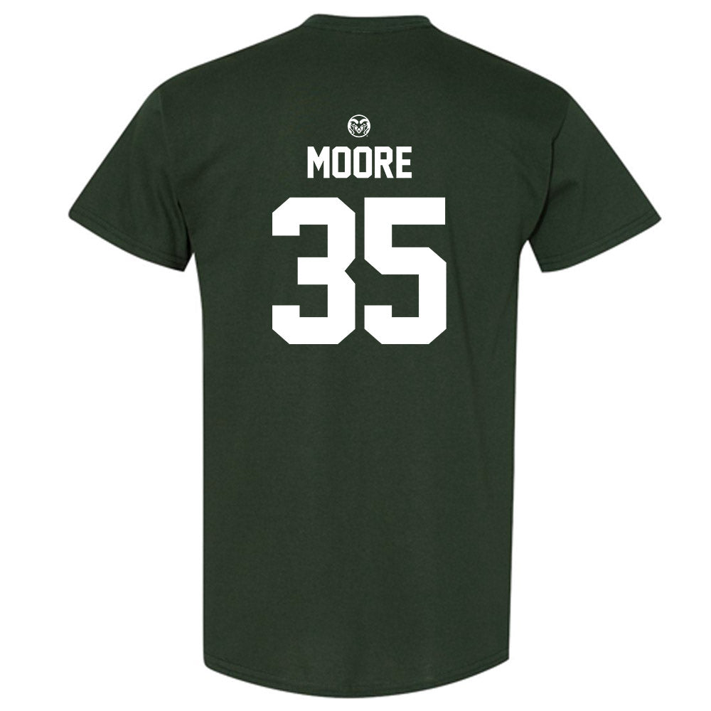 Colorado State - NCAA Football : Aaron Moore - Green Classic Short Sleeve T-Shirt