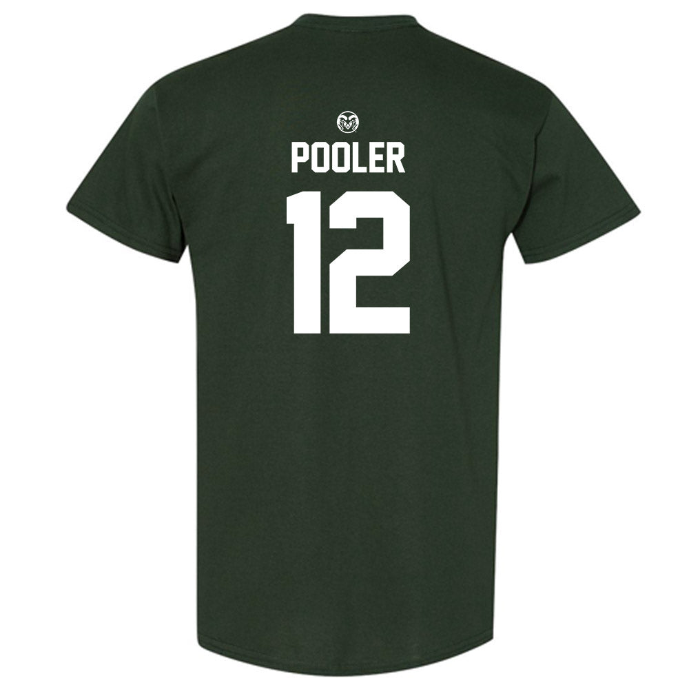 Colorado State - NCAA Football : Giles Pooler - Green Classic Short Sleeve T-Shirt
