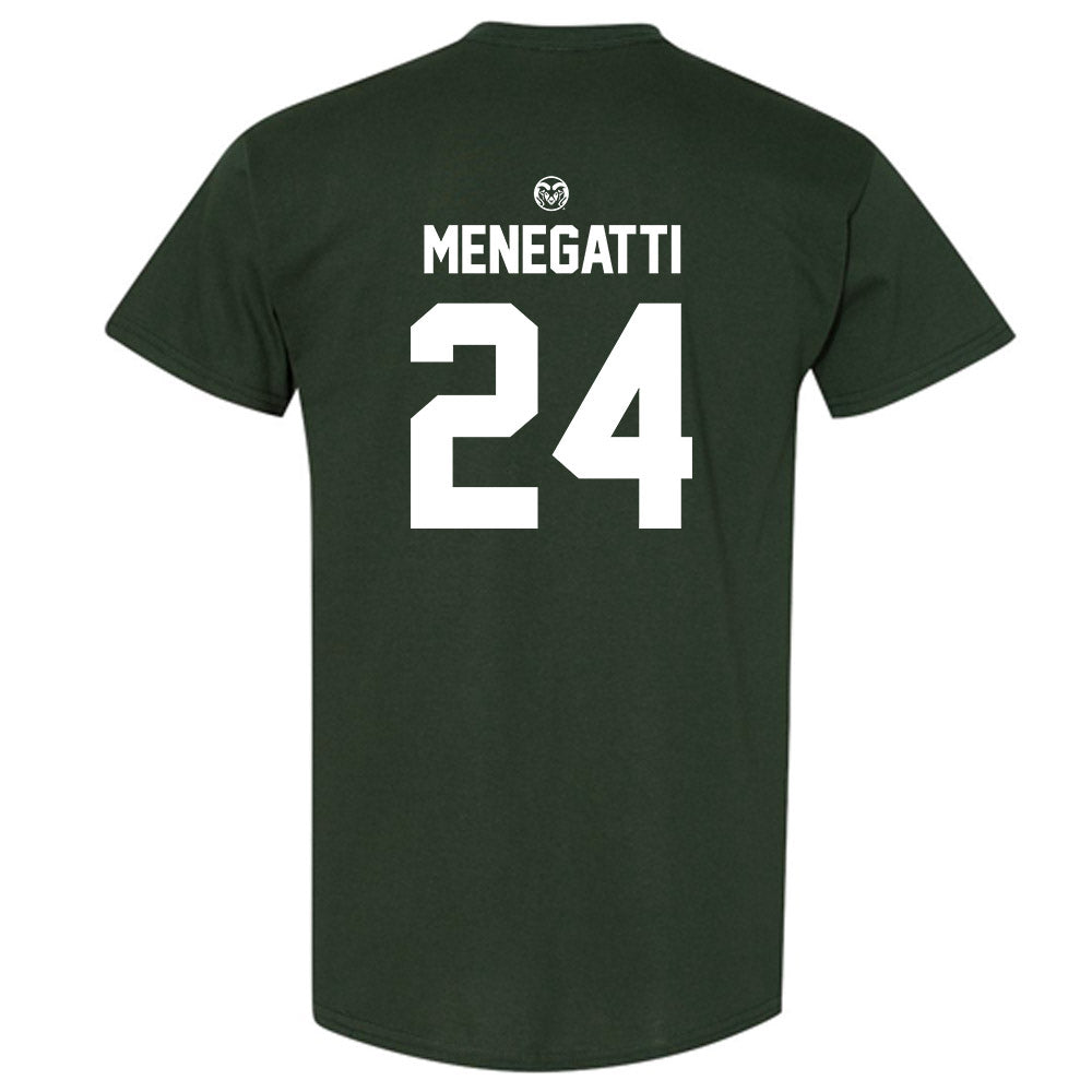Colorado State - NCAA Football : Dawson Menegatti - Green Classic Short Sleeve T-Shirt