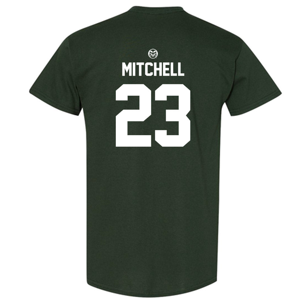 Colorado State - NCAA Football : Jaseim Mitchell - Green Classic Short Sleeve T-Shirt