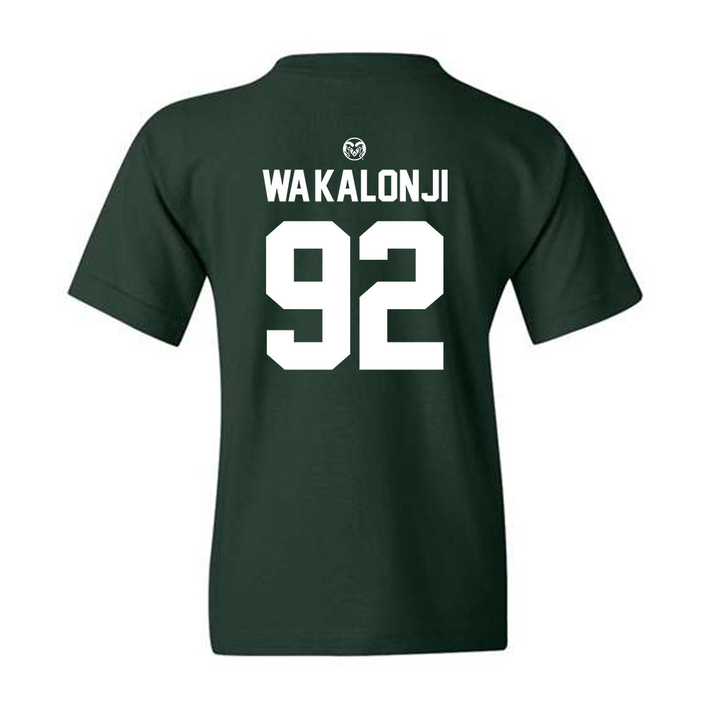 Colorado State - NCAA Football : Mukendi Wa-kalonji - Green Classic Youth T-Shirt