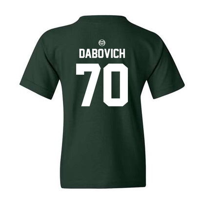 Colorado State - NCAA Football : Vladimr Dabovich - Green Classic Youth T-Shirt
