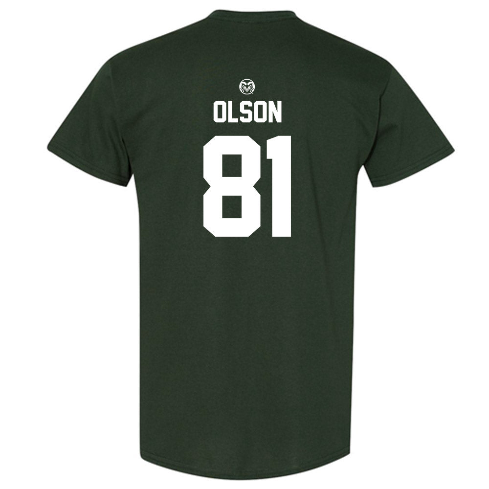 Colorado State - NCAA Football : Dane Olson - Green Classic Short Sleeve T-Shirt