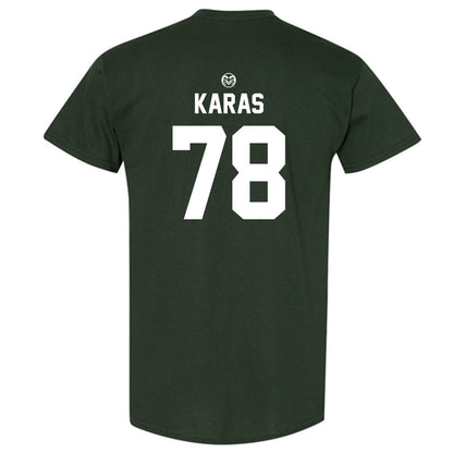 Colorado State - NCAA Football : Aaron Karas - Green Classic Short Sleeve T-Shirt