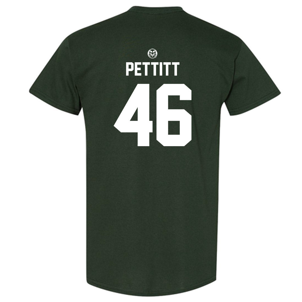 Colorado State - NCAA Football : Cody Pettitt - Green Classic Short Sleeve T-Shirt