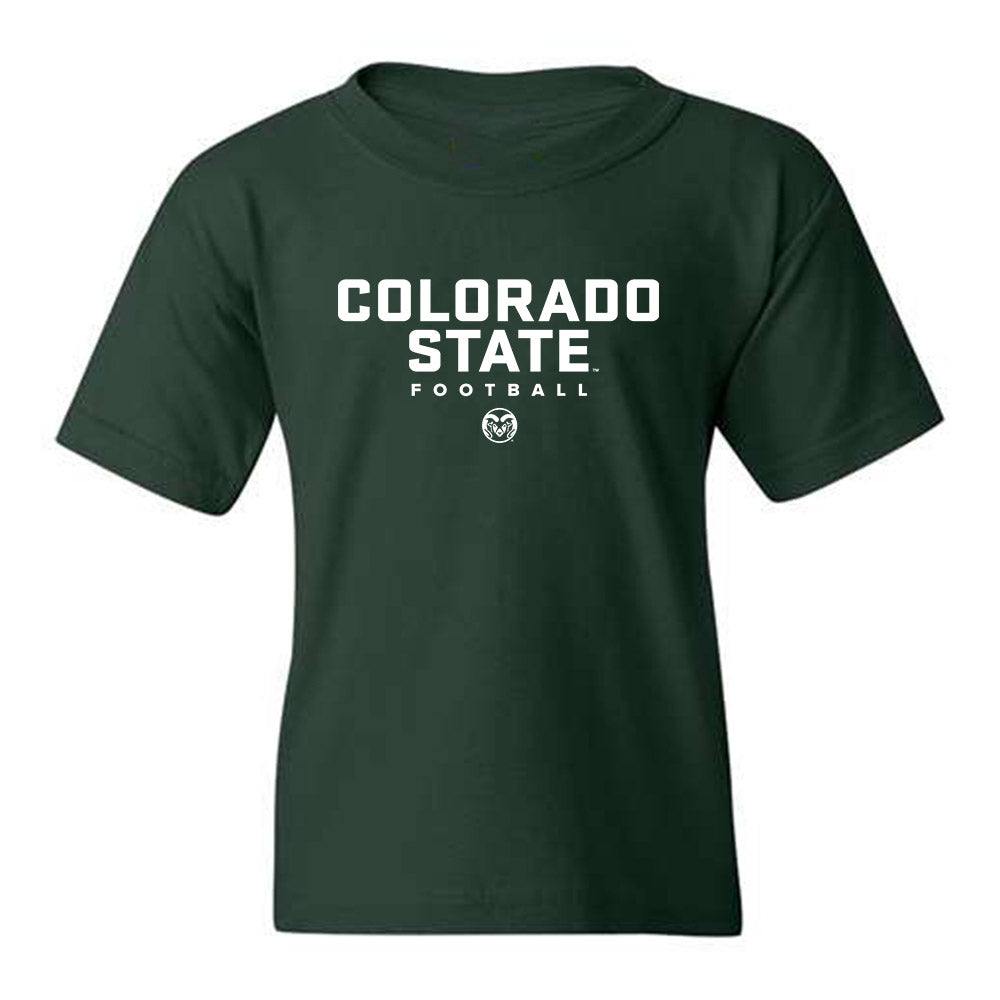 Colorado State - NCAA Football : Trevyn Heil - Green Classic Youth T-Shirt