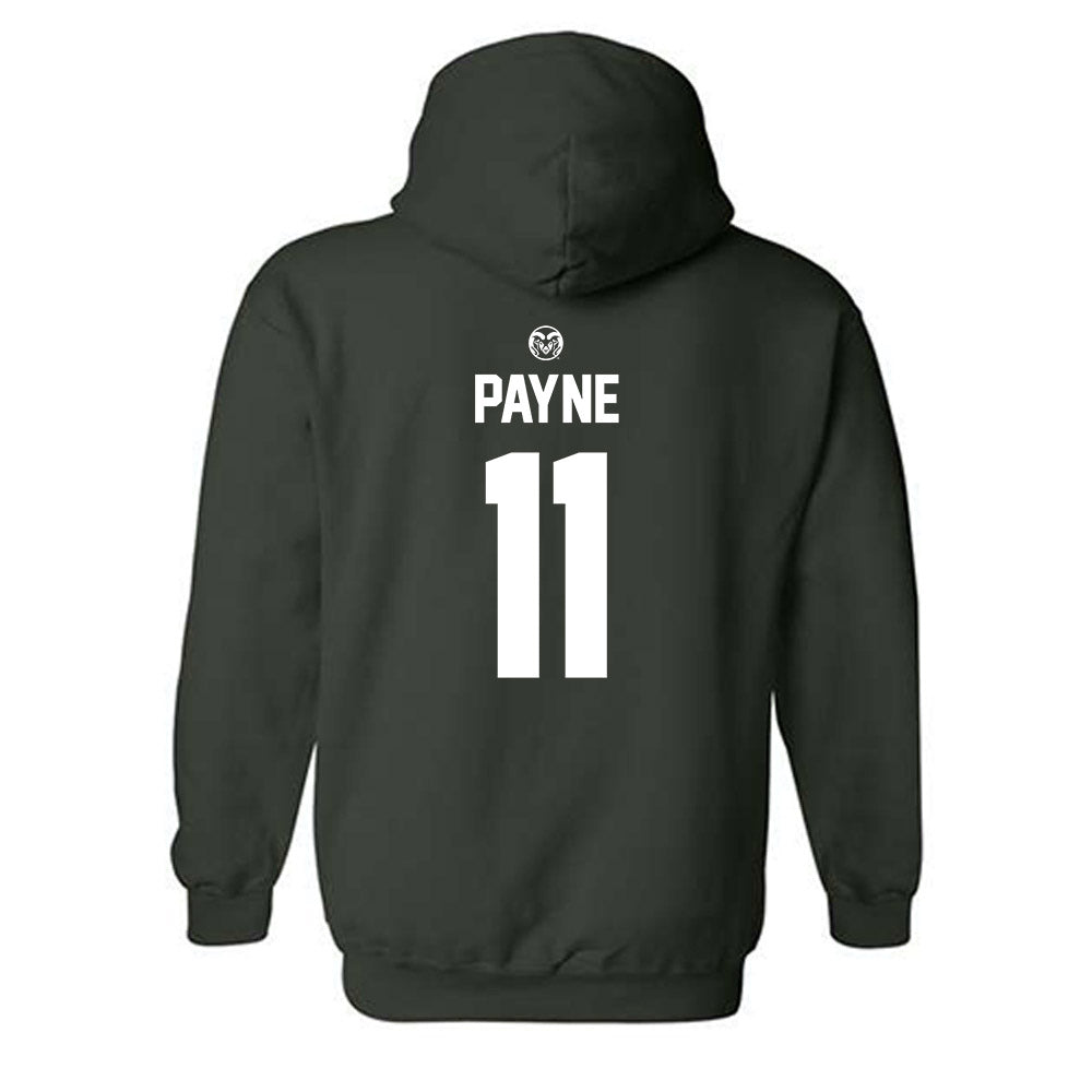 Colorado State - NCAA Men's Basketball : Jack Payne - Hooded Sweatshirt Classic Shersey