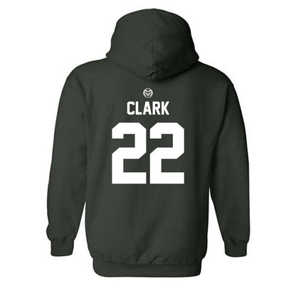 Colorado State - NCAA Women's Basketball : Cali Clark - Hooded Sweatshirt Classic Shersey