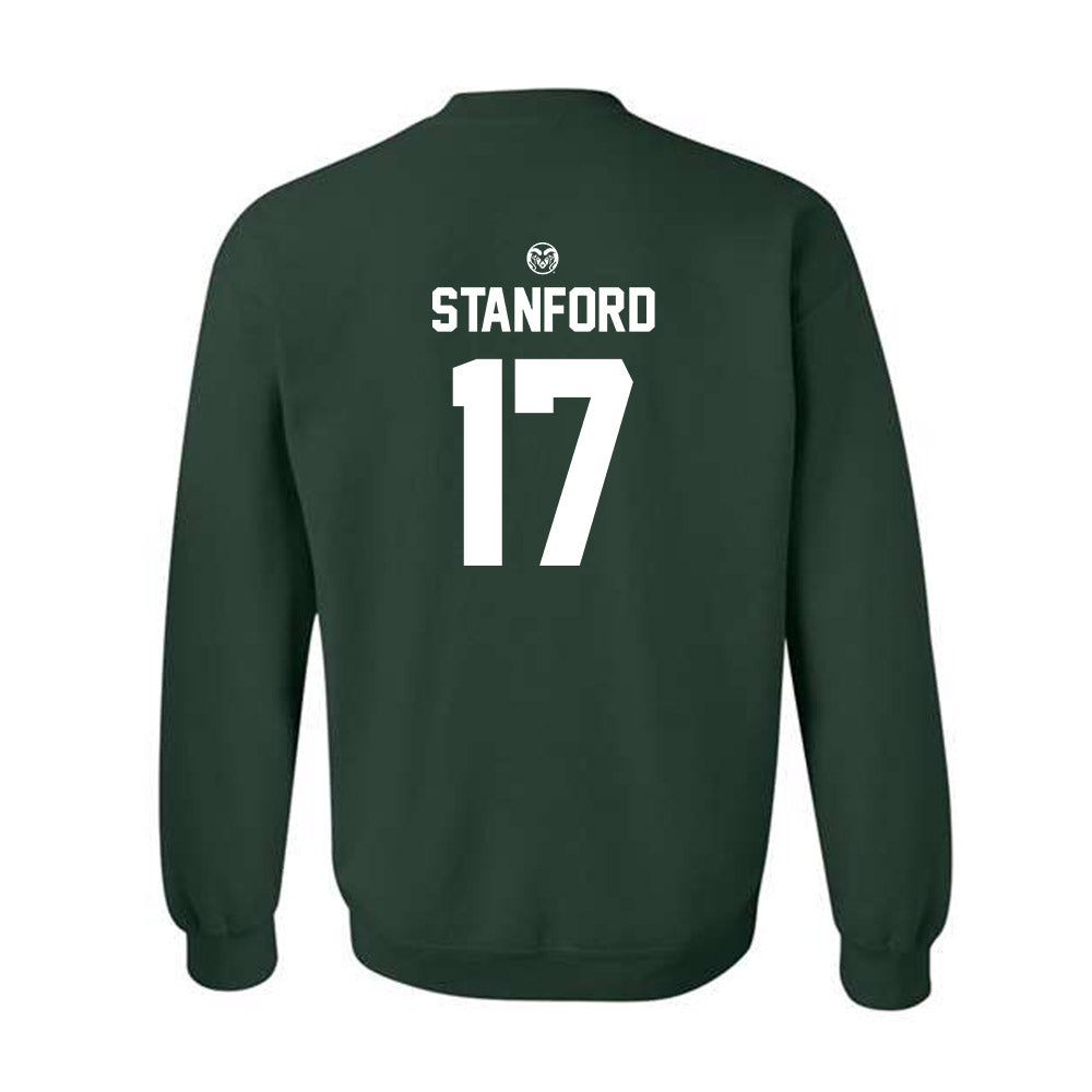 Colorado State - NCAA Women's Volleyball : Kennedy Stanford - Green Classic Shersey Sweatshirt