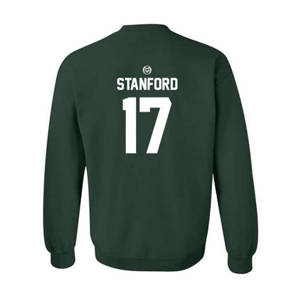 Colorado State - NCAA Women's Volleyball : Kennedy Stanford - Green Classic Shersey Sweatshirt