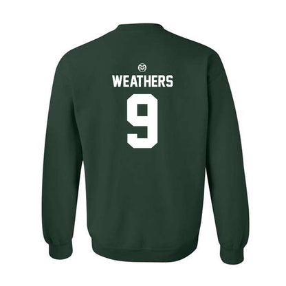 Colorado State - NCAA Women's Volleyball : Naeemah Weathers - Green Classic Shersey Sweatshirt