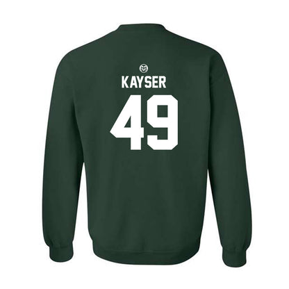 Colorado State - NCAA Women's Volleyball : Ruby Kayser - Green Classic Shersey Sweatshirt