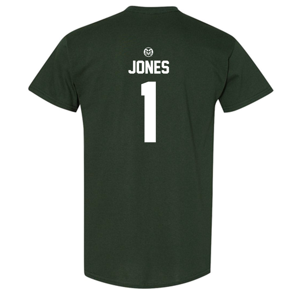 Colorado State - NCAA Women's Volleyball : Malaya Jones - Green Classic Shersey Short Sleeve T-Shirt