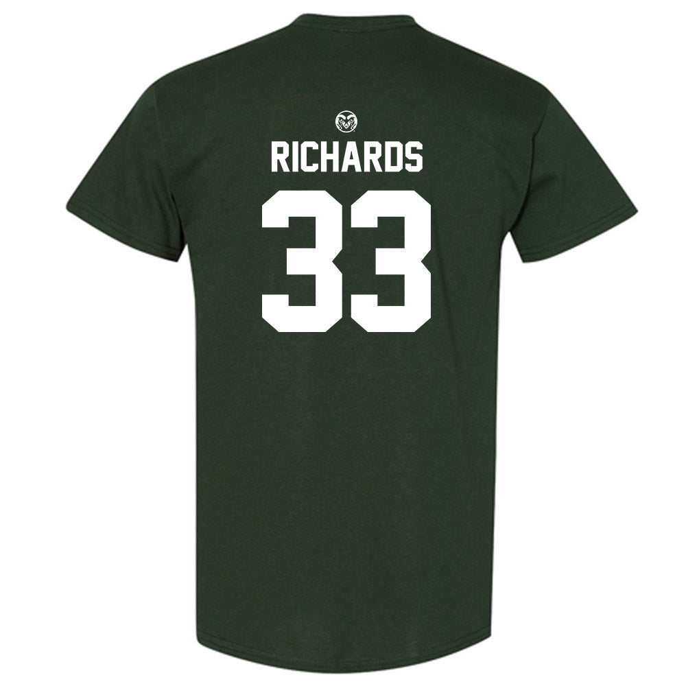 Colorado State - NCAA Women's Volleyball : Kekua Richards - Green Classic Shersey Short Sleeve T-Shirt