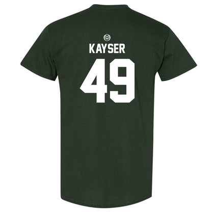 Colorado State - NCAA Women's Volleyball : Ruby Kayser - Green Classic Shersey Short Sleeve T-Shirt
