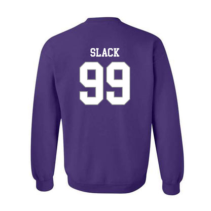 Kansas State - NCAA Baseball : JJ Slack - Crewneck Sweatshirt Classic Shersey