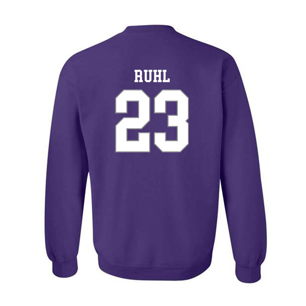 Kansas State - NCAA Baseball : Ty Ruhl - Crewneck Sweatshirt Classic Shersey