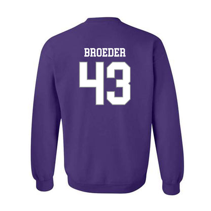Kansas State - NCAA Baseball : Clayton Broeder - Crewneck Sweatshirt Classic Shersey