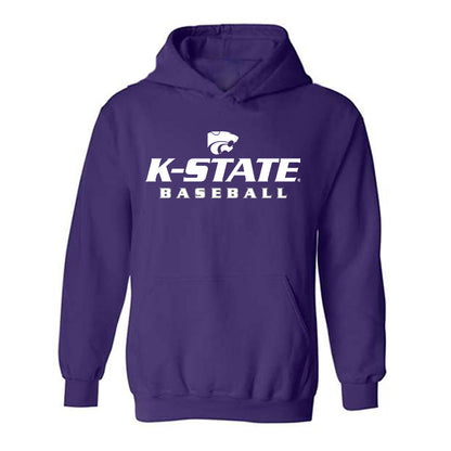 Kansas State - NCAA Baseball : Nick English - Hooded Sweatshirt Classic Shersey