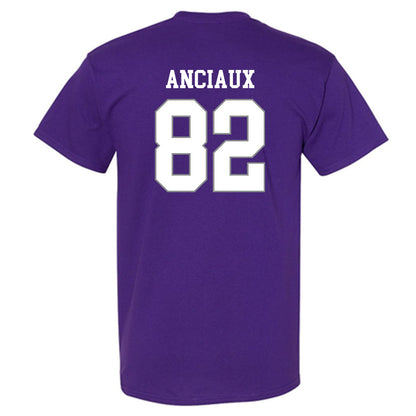 Kansas State - NCAA Football : Will Anciaux - Purple Classic Shersey Short Sleeve T-Shirt