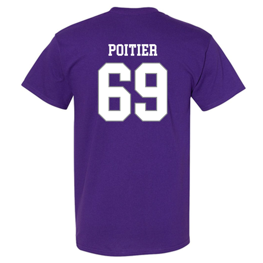 Kansas State - NCAA Football : Taylor Poitier - Purple Classic Shersey Short Sleeve T-Shirt
