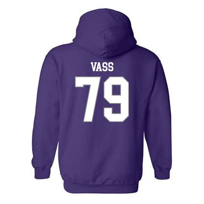 Kansas State - NCAA Football : Devin Vass - Purple Classic Shersey Hooded Sweatshirt